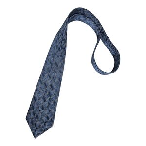 THOMAS PINK Blue Geometric Silk DESIGNER Tie HANDMADE ENGLAND